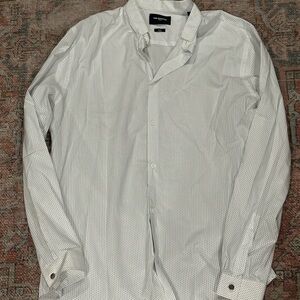 The Kooples White Button-Up Shirt